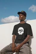 Men's Crew Neck HD Skull T-shirt - Graphic Art - new