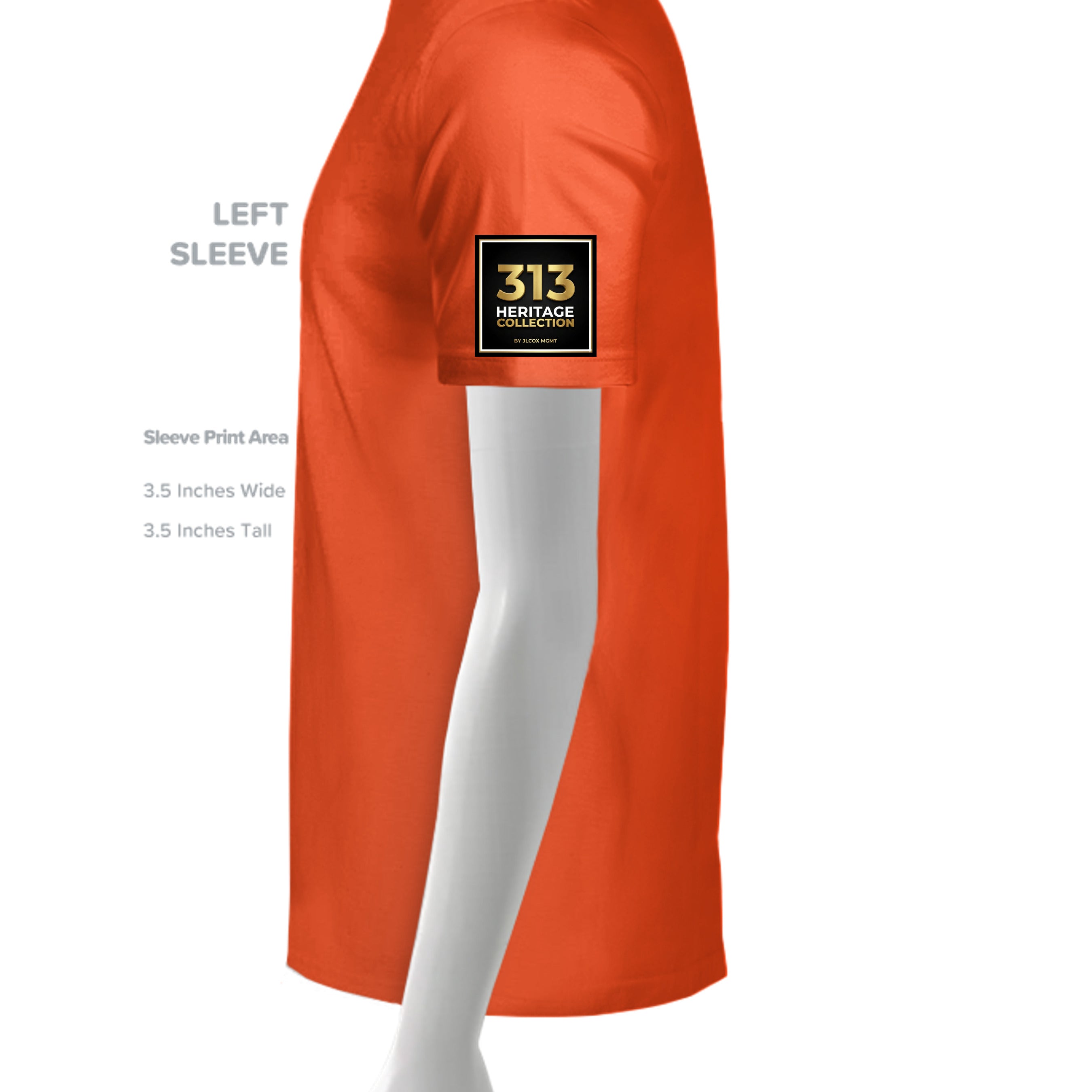 SPORT ORANGE - TT11 - SLEEVE_LEFT